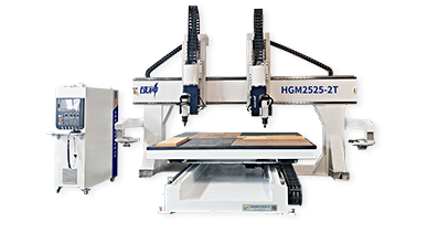 配件鉆孔雙頭五軸加工中心